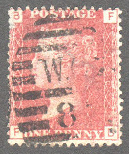 Great Britain Scott 33 Used Plate 146 - FB (1) - Click Image to Close